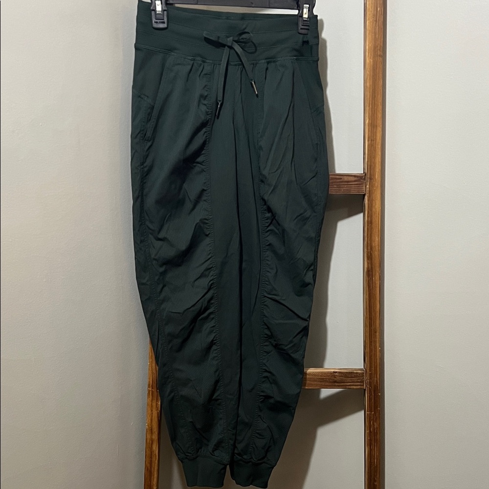 Lululemon Athletica Dance Joggers in Dark Green.